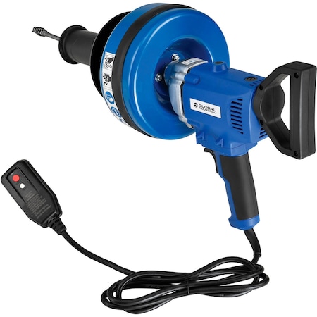 Global Industrial Electric Handheld Drain Cleaner For 3/4-3ID, 0-500 RPM, 3 Cables 670465